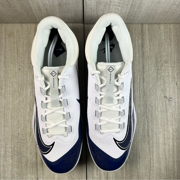 NEW Nike Alpha Huarache Elite 4 Low Metal Baseball Cleat fd2745-103 Mens Size 13 - Picture 5 of 9